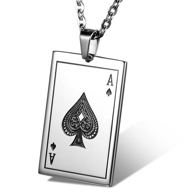 Card Charm with Ace of Spades