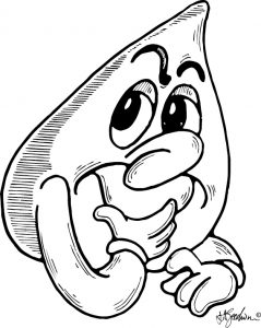 Spade character, thinking