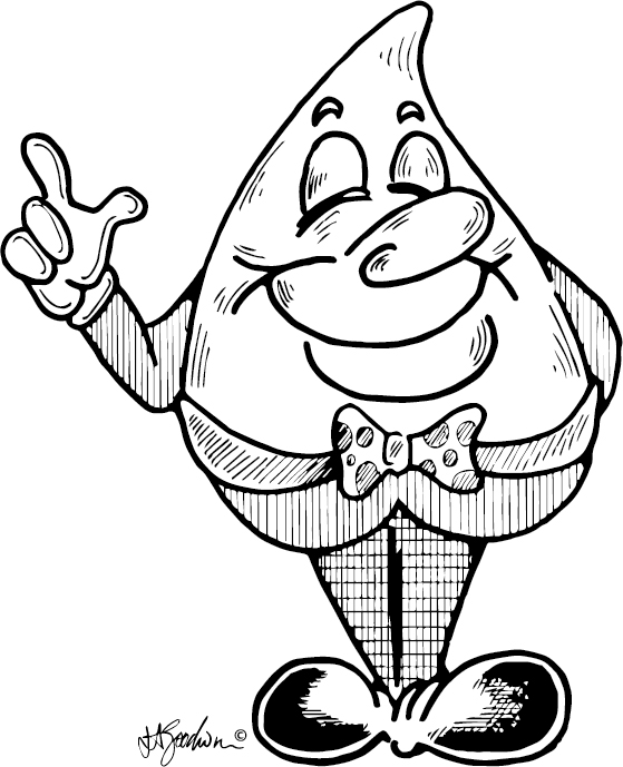 Spade character in bow tie