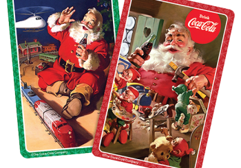 Jumbo Print Santa Cards - Gifts for Card Players
