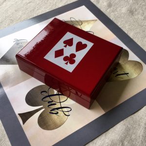 Red Laquer Card Box