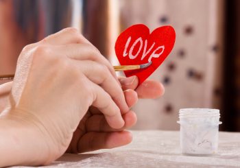 Valentine Crafts with Playing Cards