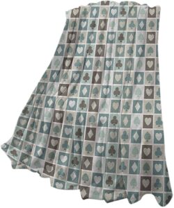 Cosy card themed blanket