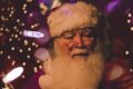 Santa playing cards