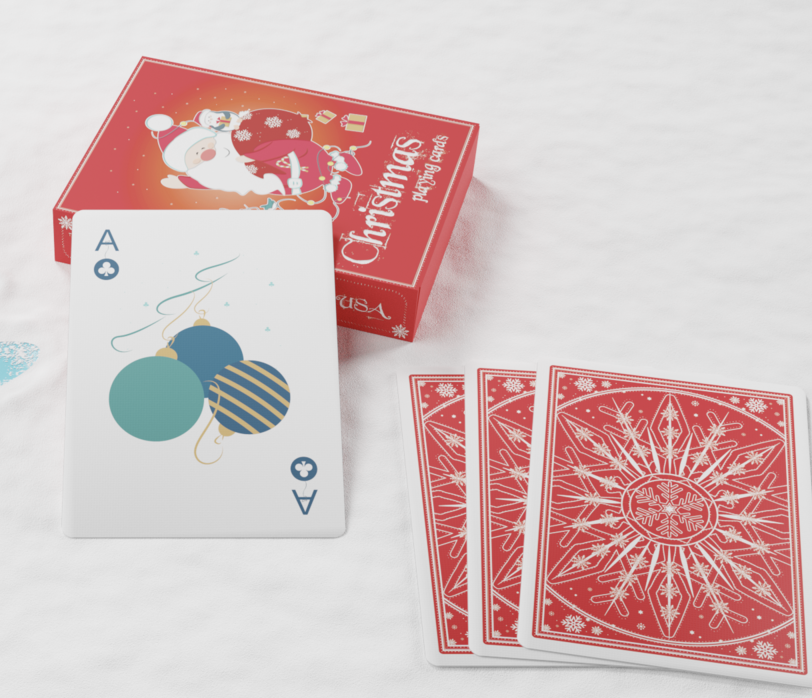 Christmas Playing Cards Penguin Magic