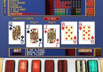 What are the odds of winning on a video poker machine? - Gifts for Card Players