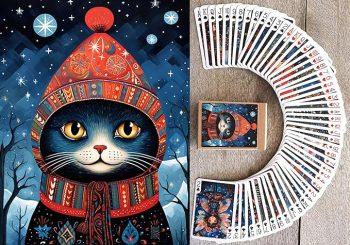 Beautiful Christmas and Winter Theme Playing Cards