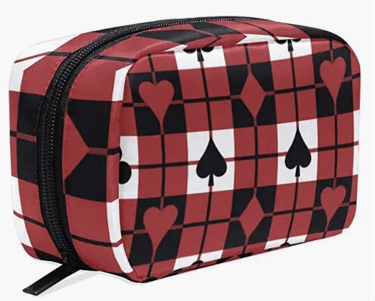 card suits cosmetic bag poker casino 