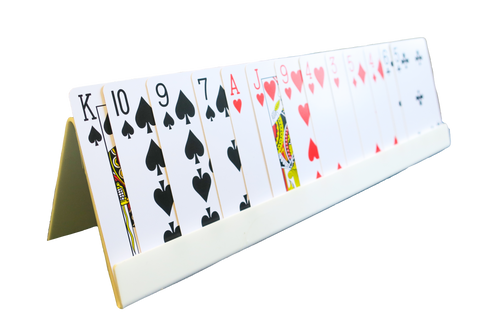 play card holder bridge poker a-frame