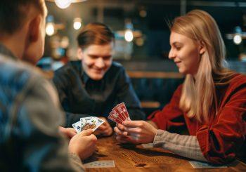 Playing card games in Finland