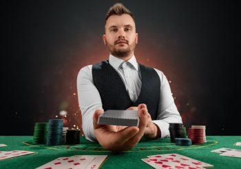 Photo of Belgian Dealer ready to deal your next hand at an online casino