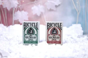 Snowman Bicycle Cards Holiday Design