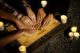 The Ouija Board with people playing it
