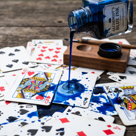 The Alchemy of Ink and playing cards