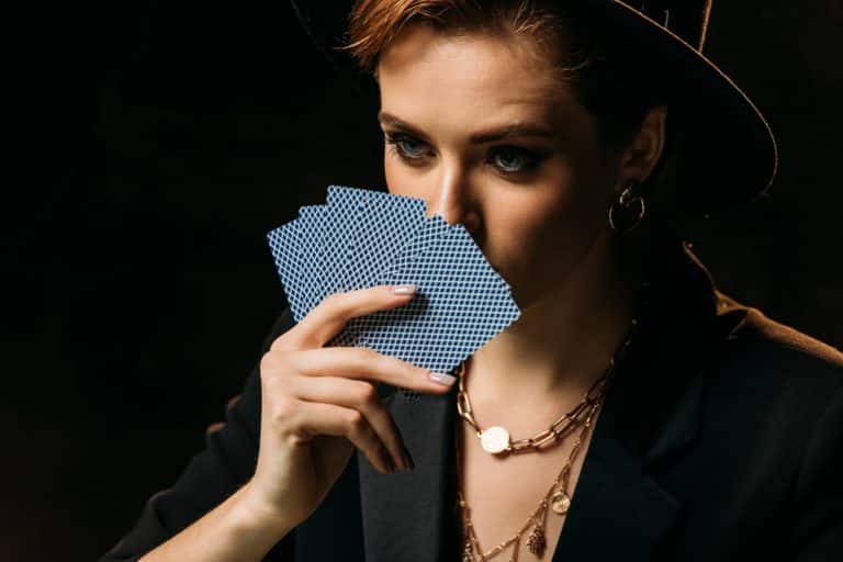 Poker face