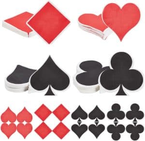Cocktail Card Motif Napkins