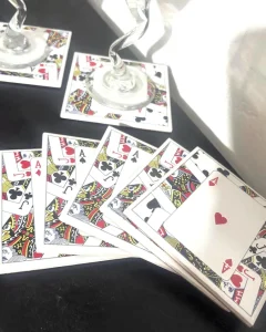 playing card coasters