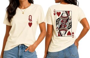 queen of hearts Tshirt women