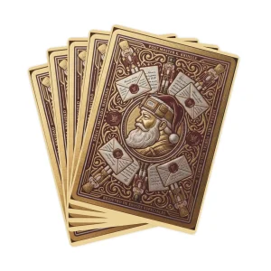 Santa Playing Cards Etsy